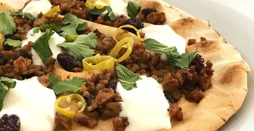 Lebanese spiced flatbread