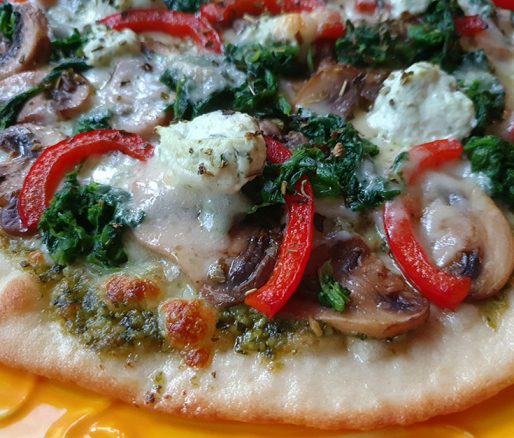 Pizza topping - Champignon pesto