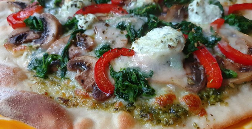 Pizza topping - Champignon pesto