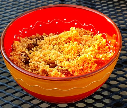 Couscous salade met fruit