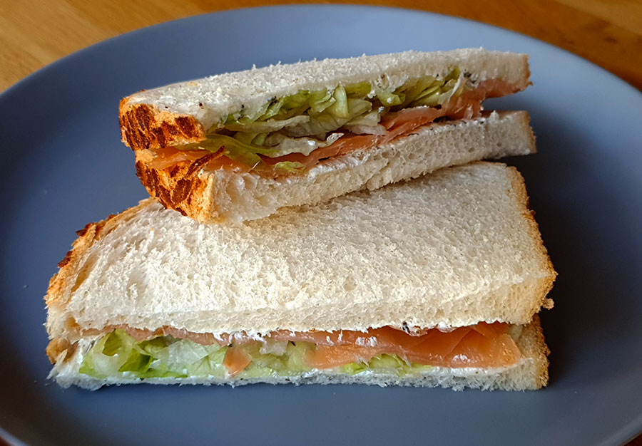 Sandwich Gerookte zalm Chefkokkie.NL