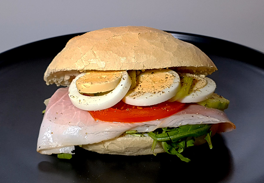 Broodje Gezond met ham en kaas - Chefkokkie.NL