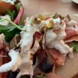 Burrata op Parmaham