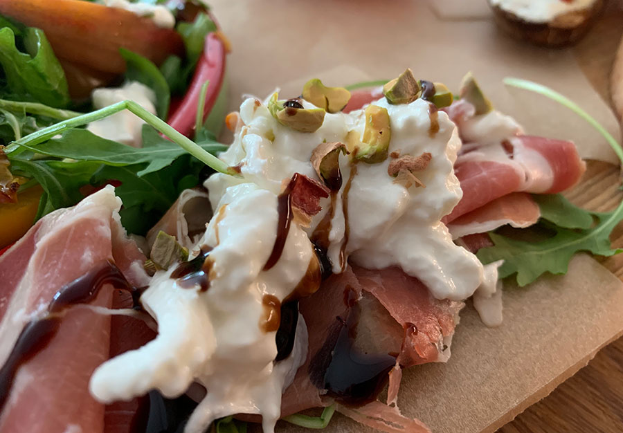 Burrata op Parmaham Chefkokkie.NL