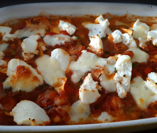 lasagnette met wokgroente en vis