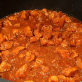 Babi ketjap in de pan