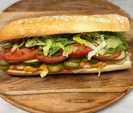 Broodje kipfilet met peperoni
